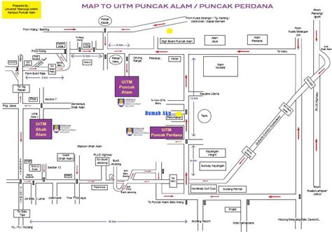 Map of shah alam area hotels: Aina_Adnan: Bachelor Records Management: UiTM Puncak ...