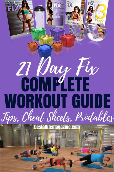 21 Day Fix Workout Order Schedule And Tips For Each Workout Bolmag