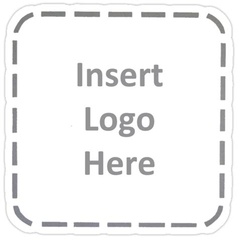 Insert Logo Here Stickers By Delachris Redbubble