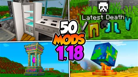 ⭐top 50 Mods Para Minecraft 118 Y 1181 Ya Disponibles Youtube