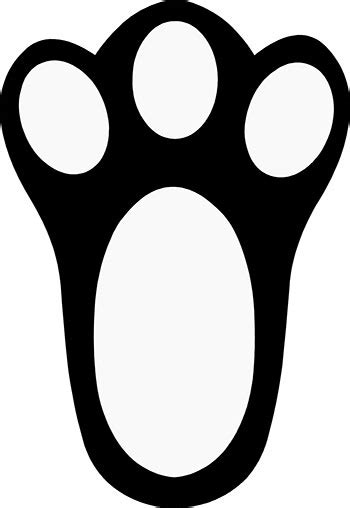 Bunny Paw Print Clip Art 20 Free Cliparts Download Images On