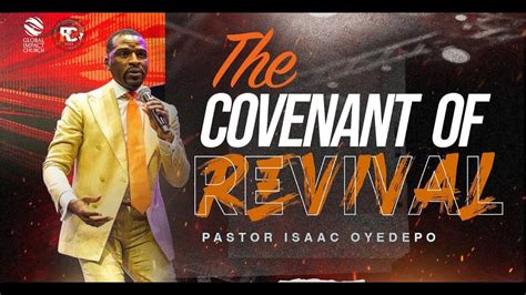 The Covenant Of Revival Pastor Isaac Oyedepo Recharge Conference