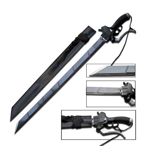 Special Operations Black Carbon Steel Anime Sword Replica Dungeon