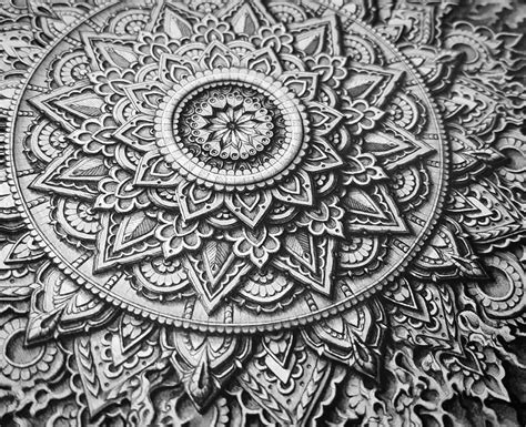 Awesome 3D Mandala Designs by Baz Furnell