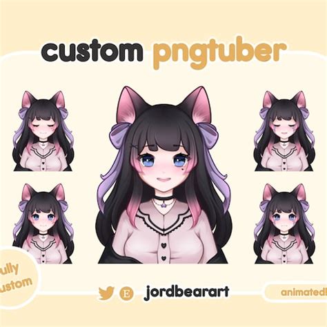 Custom Furry Pngtuber Twitch Streaming Commission Etsy