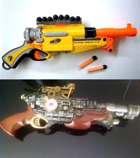 Forsooth, here are some more inspirations to get your creative foam dart ideas churning in your succulent brain space! Getting NERFed: examples of toy guns turned into cool LARP props - LARPfinder