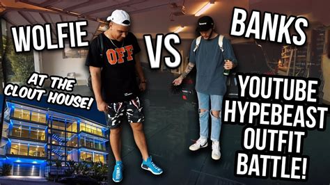 Youtube Hypebeast Outfit Battle At The Clout House Youtube