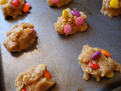 Naked Cupcakes Peanut Butter Smartie Cookies