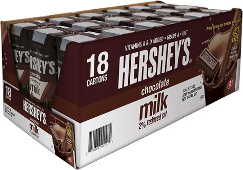 Hersheys Chocolate Milk 8 Ounce Pack Of 18 Buy Online In United