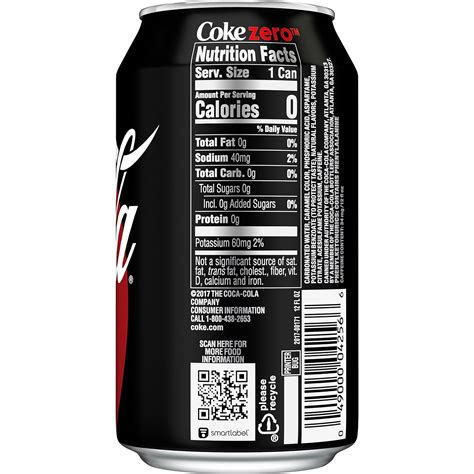 Coke Nutrition Facts 12 Oz Runners High Nutrition