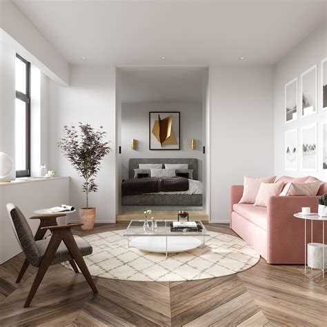 Small Apartment Interior On Behance