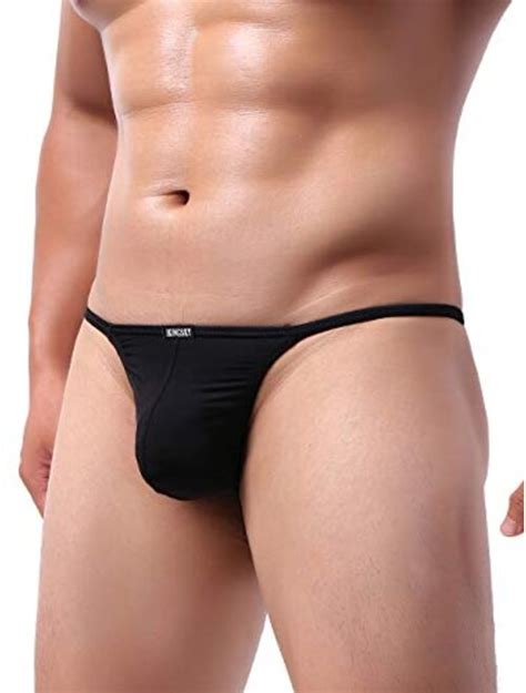 Buy Ikingsky Mens G String Underwear Sexy Low Rise Bulge Y Back Thong