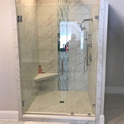 Installing A Frameless Shower Door Photos