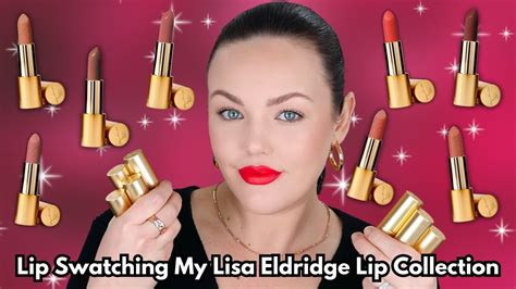 Lip Swatching My Entire Lisa Eldridge Lip Collection 💄 Youtube