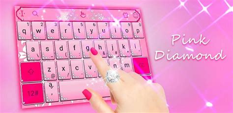 Pink Diamond Princess Keyboard Theme Pink Diamond Diamond Theme Pink
