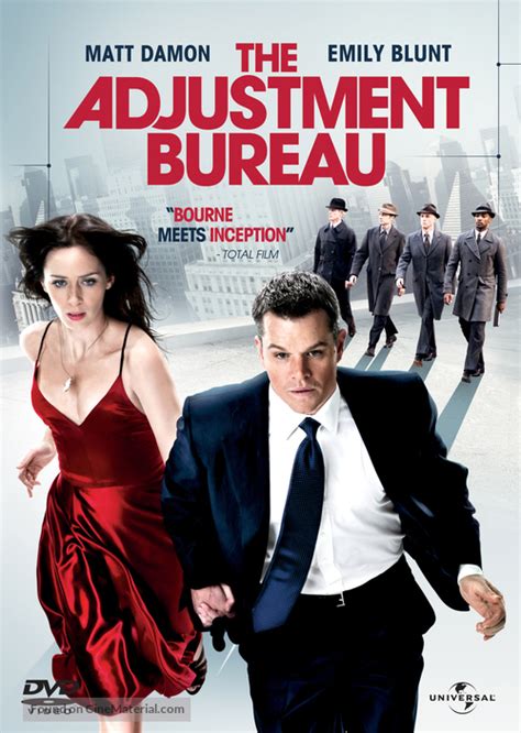 The Adjustment Bureau 2011 British Dvd Movie Cover