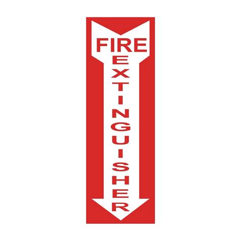 3x Fire Extinguisher 4 Inch X 12 Inch Safety Decal Sticker Sign Label