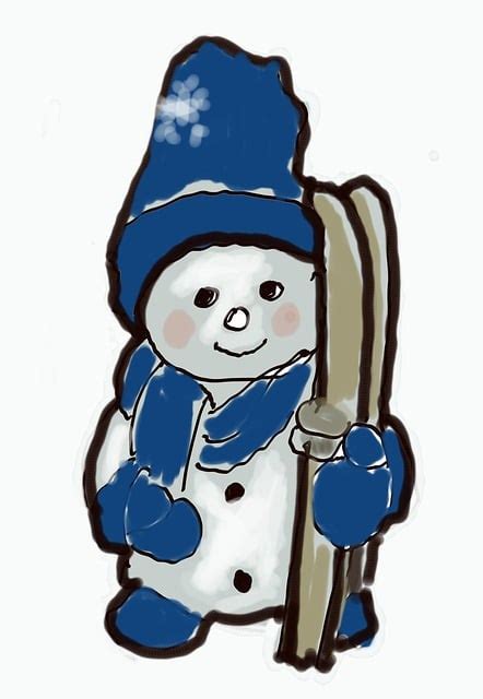 Snowman Scarf Winter Free Image On Pixabay