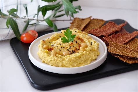 RECETTE SANS GLUTEN Houmous de pois chiches maïs