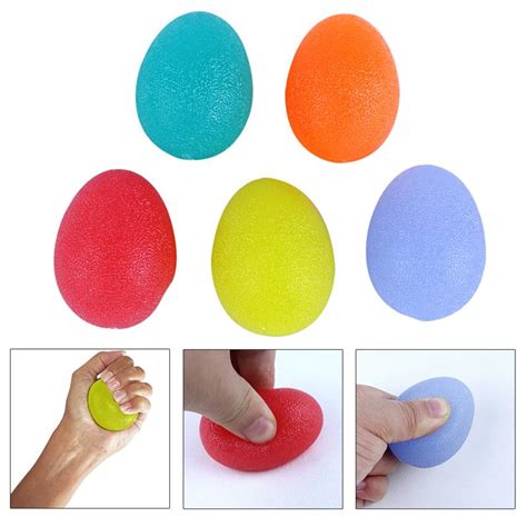 Silicone Grip Balls Hand Therapy Squeeze Relief Stress Ball Hand