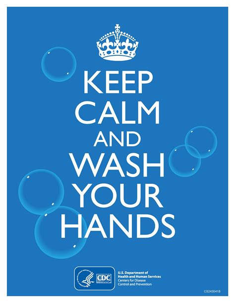 Cdc Approved Stock Posters Hand Washing Show Your Logo