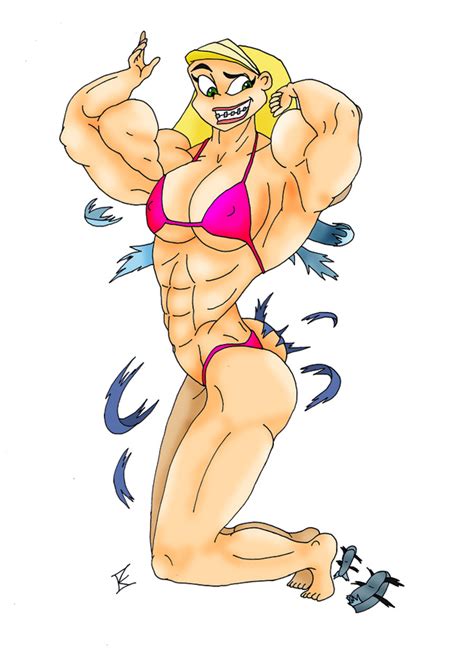 27 Animated Characters As Body Builders