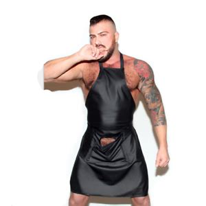 Mens Fun Sexy Novelty Apron Spandex Erotic PVC Clubwear Partydress Costume New EBay