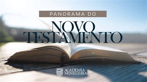 Curso Panorama Do Novo Testamento Igreja Porta Da Paz