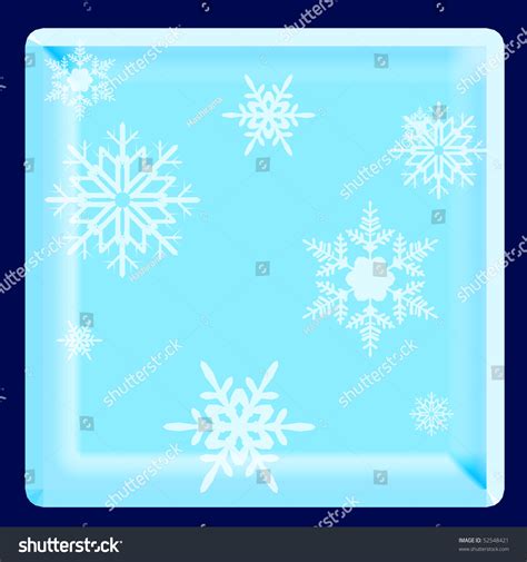 Ice Square See Letters Numbers Symbols Stock Illustration 52548421