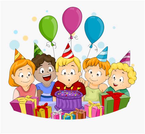 Boy Birthday Party Clip Art Free Transparent Clipart Clipartkey