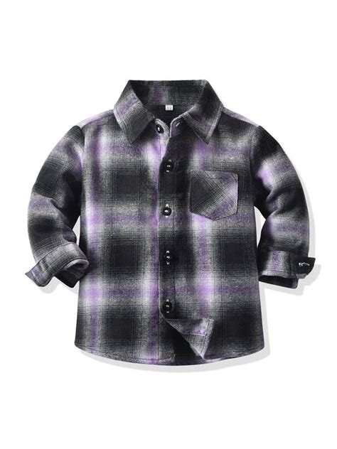 Wholesale Kid Boy Button Up Plaid Shirt 210119783 Shirt