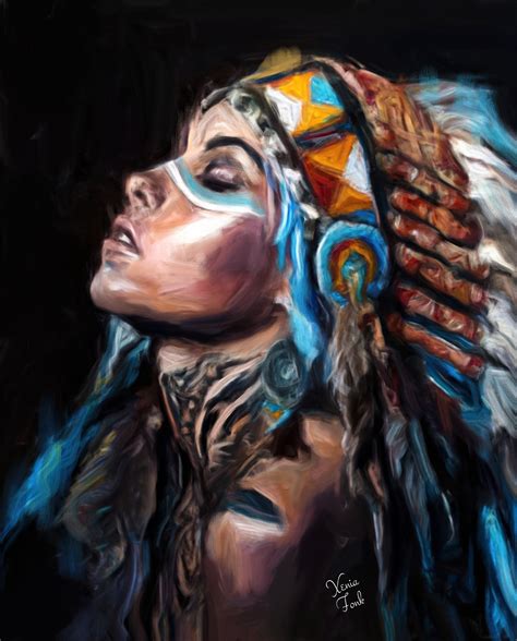 Native American Art American Indian Art Abstract Woman Art Etsy