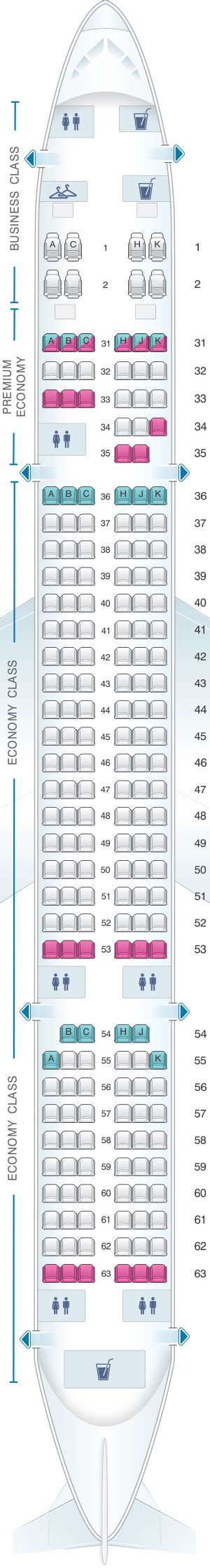 Seat Map China Southern Airlines Boeing B757 Seatmaestro