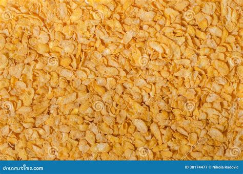 Corn Flakes Texture Stock Image Image Of Ingredient 38174477