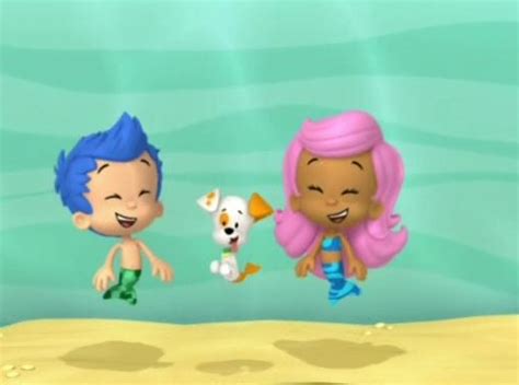 Image Molly And Gil Laughingpng Bubble Guppies Wiki