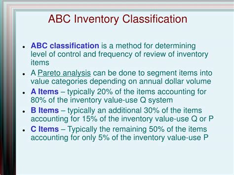 Ppt Inventory Control Technique Powerpoint Presentation Free Download Id