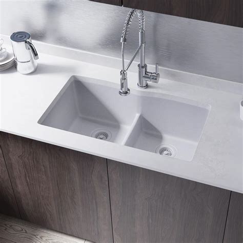 Maybe you would like to learn more about one of these? Rene Undermount Composite Granite 33 in. Double Bowl ...