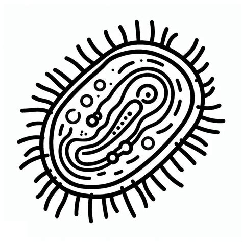 Simple Bacteria Coloring Page Download Print Or Color Online For Free