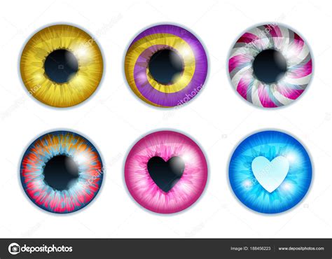 Pictures Fantasy Eye Fantasy Eyes Set Assorted Colors Iris Pupils