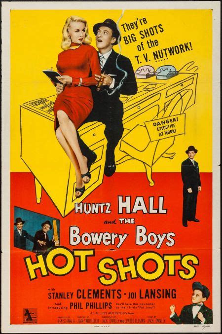Hot Shots Allied Artists 1956 One Sheet 27 X 41 Comedy