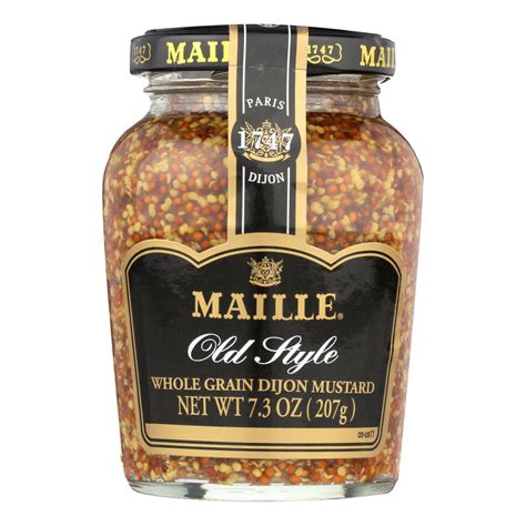 Maille Old Style Whole Grain Dijon Mustard Case Of 6 73 Oz
