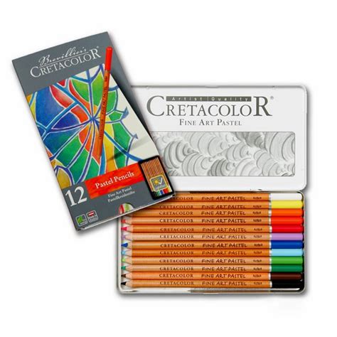 Cretacolor Fine Art Pastel Pencil Set Of 12 Creative Hands