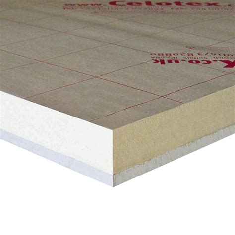 celotex pl4050 62 5mm thermal laminate insulated plasterboard 2400 x 1200 x 50mm 62 5mm pl4000