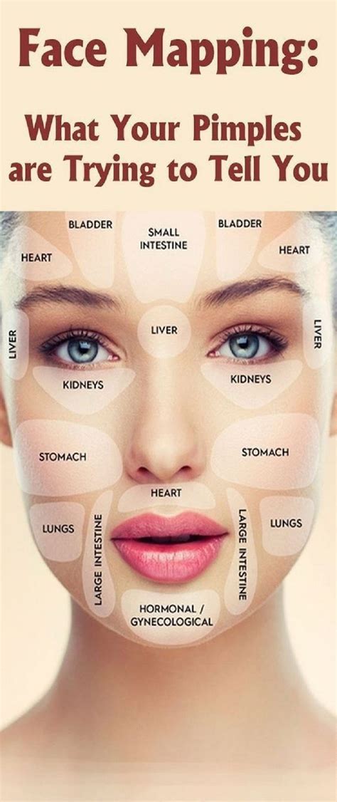 Face Mapping What Your Pimples Are Trying To Tell You Face Mapping