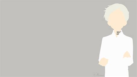 Hd Wallpaper Anime The Promised Neverland Minimalist Norman The Promised Neverland