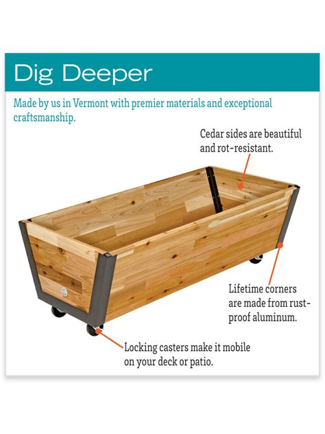 Congratulations on building a raised bed! Rolling Planter Box: U-Garden Bed on Wheels | Gardeners.com