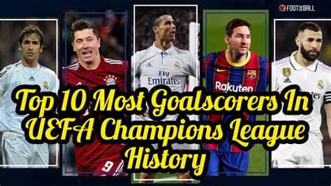 Top 10 Most Goalscorers In Uefa Champions League History All Time