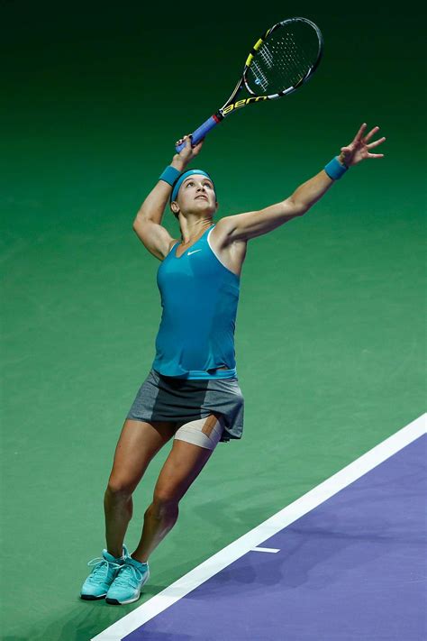 Official facebook page for women's professional tennis. Eugenie Bouchard - WTA Finals in Singapore | GotCeleb