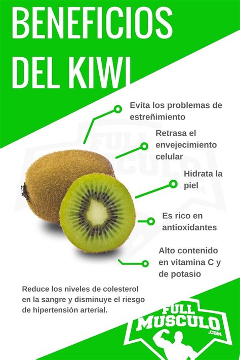 Infograf A De Beneficios Del Kiwi Evita Los Problemas De Estre Imiento