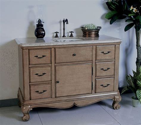 Blaire Single 48 Inch Traditional French Country Bath Vanity French